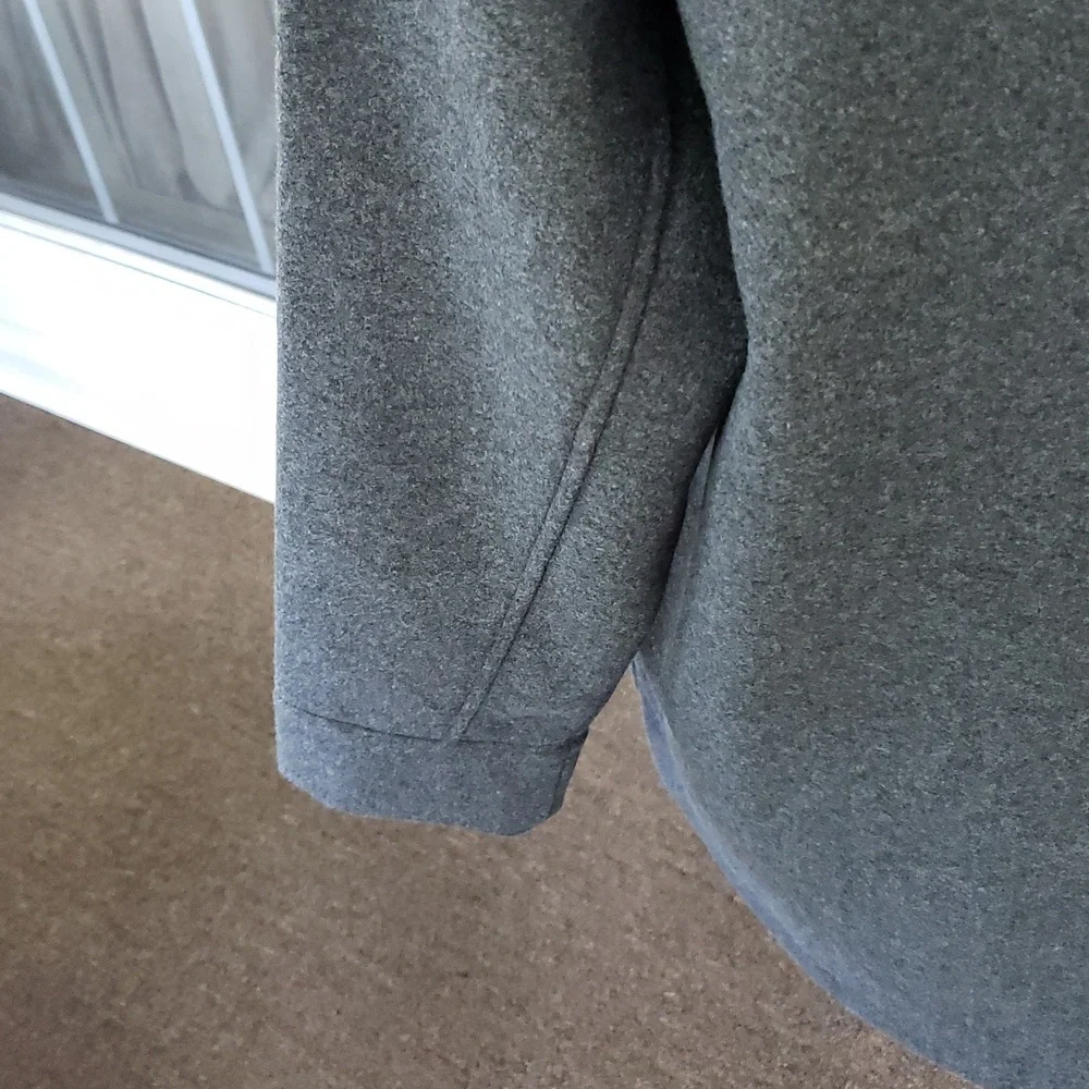 Banana Republic Solid 4 PKT Gray Women's M Shacket Jacket‎